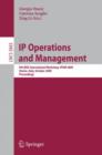 Image for IP Operations and Management : 9th IEEE International Workshop, IPOM 2009, Venice, Italy, October 29-30, 2009, Proceedings