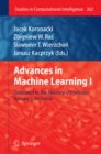 Image for Advances in Machine Learning I: Dedicated to the Memory of Professor Ryszard S. Michalski : 262