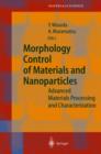 Image for Morphology Control of Materials and Nanoparticles