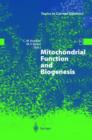 Image for Mitochondrial function and biogenesis