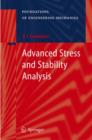 Image for Advanced Stress and Stability Analysis
