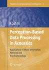 Image for Perception-Based Data Processing in Acoustics