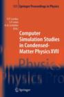 Image for Computer Simulation Studies in Condensed-Matter Physics XVII
