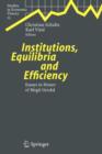 Image for Institutions, equilibria and efficiency  : essays in honor of Birgit Grodal