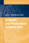 Image for Adaptive and Personalized Semantic Web