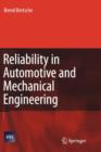 Image for Reliability in automotive and mechanical engineering  : determination of component and system reliability