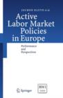 Image for Active Labor Market Policies in Europe : Performance and Perspectives