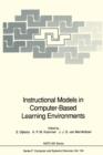 Image for Instructional Models in Computer-Based Learning Environments