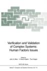 Image for Verification and validation of complex systems  : human factors issues