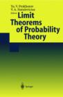 Image for Limit Theorems of Probability Theory