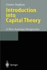 Image for Introduction into Capital Theory