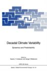 Image for Decadal climate variability  : dynamics and predictability