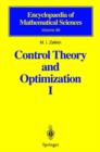 Image for Control theory and optimization I  : homogeneous spaces and the Riccati equation in the calculus of variations