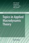 Image for Topics in Applied Macrodynamic Theory