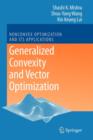 Image for Generalized Convexity and Vector Optimization