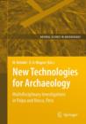 Image for New Technologies for Archaeology : Multidisciplinary Investigations in Palpa and Nasca, Peru