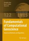 Image for Fundamentals of Computational Geoscience : Numerical Methods and Algorithms