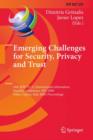 Image for Emerging Challenges for Security, Privacy and Trust