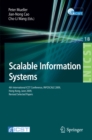 Image for Scalable Information Systems: 4th International ICST Conference, INFOSCALE 2009, Hong Kong, June 10-11, 2009, Revised Selected Papers