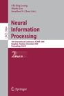 Image for Neural Information Processing : 16th International Conference, ICONIP 2009, Bangkok, Thailand, December 1-5, 2009, Proceedings, Part II