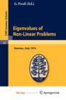 Image for Eigenvalues of Non-Linear Problems