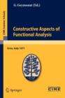 Image for Constructive Aspects of Functional Analysis