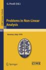 Image for Problems in Non-Linear Analysis