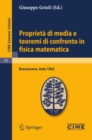 Image for Proprieta di media e teoremi di confronto in fisica matematica: Lectures given at a Summer School of the Centro Internazionale Matematico Estivo (C.I.M.E.) held in Bressanone (Bolzano), Italy, June 30- July 9, 1963 : 31