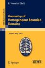 Image for Geometry of Homogeneous Bounded Domains