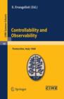 Image for Controllability and Observability