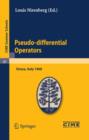 Image for Pseudo-differential Operators