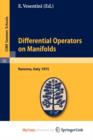 Image for Differential Operators on Manifolds