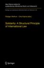 Image for Solidarity: A Structural Principle of International Law