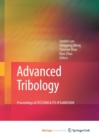 Image for Advanced Tribology : Proceedings of CIST2008 &amp; ITS-IFToMM2008