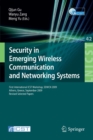 Image for Security in Emerging Wireless Communication and Networking Systems : First International ICST Workshop, SEWCN 2009, Athens, Greece, September 14, 2009, Revised Selected Papers