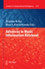 Image for Advances in Music Information Retrieval : 274