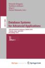 Image for Database Systems for Advanced Applications : 15th International Conference, DASFAA 2010, Tsukuba, Japan, April 1-4, 2010, Proceedings, Part I
