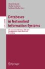 Image for Databases in Networked Information Systems: 6th International Workshop, DNIS 2010, Aizu-Wakamatsu, Japan, March 29-31, 2010, Proceedings : 5999