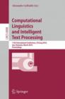Image for Computational Linguistics and Intelligent Text Processing : 11th International Conference, CICLing 2010, Iasi, Romania, March 21-27, 2010, Proceedings