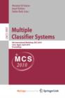 Image for Multiple Classifier Systems