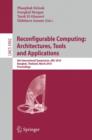 Image for Reconfigurable Computing: Architectures, Tools and Applications : 6th International Symposium, ARC 2010, Bangkok, Thailand, March 17-19, 2010, Proceedings