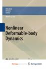 Image for Nonlinear Deformable-body Dynamics