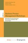 Image for Business Process Management Workshops : BPM 2009 International Workshops, Ulm, Germany, September 7, 2009, Revised Papers