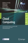 Image for Cloud computing: First International Conference, CloudComp 2009, Munich, Germany, October 19-21, 2009, revised selected papers