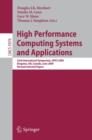 Image for High Performance Computing Systems and Applications : 23rd International Symposium, HPCS 2009, Kingston, Ontario, Canada, June 14-17, 2009, Revised Selected Papers
