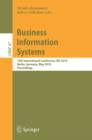 Image for Business information systems: 13th International Conference, BIS 2010, Berlin, Germany, May 3-5, 2010, proceedings