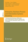 Image for Enterprise, Business-Process and Information Systems Modeling: 11th International Workshop, BPMDS 2010, and 15th International Conference, EMMSAD 2010, held at CAiSE 2010, Hammamet, Tunisia, June 7-8, 2010, Proceedings : 50