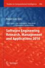 Image for Software Engineering Research, Management and Applications 2010