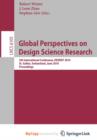 Image for Global Perspectives on Design Science Research : 5th International Conference, DESRIST 2010, St. Gallen, Switzerland, June 4-5, 2010. Proceedings