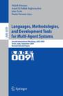 Image for Languages, Methodologies, and Development Tools for Multi-Agent Systems